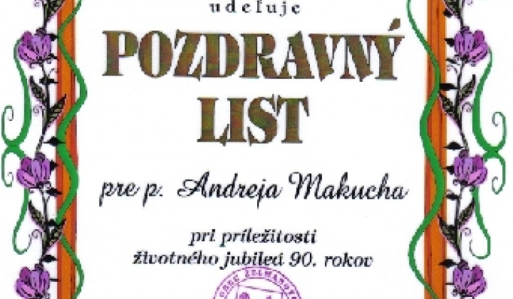 Životné jubileá