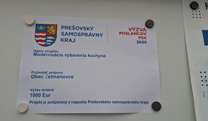 Aktuality / PSK - Modernizácia vybavenia kuchyne - foto